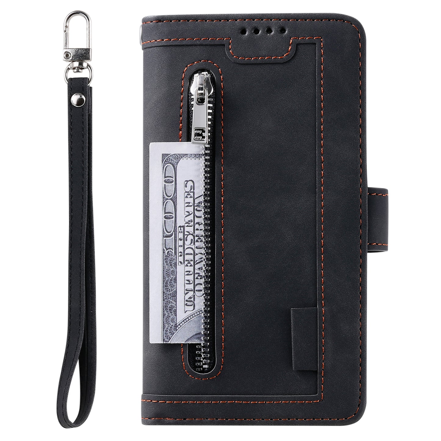 9 Card Slots Wallet Design Full Protection Phone Stand Case Cover for iPhone 13 Pro Max 6.7 inch
