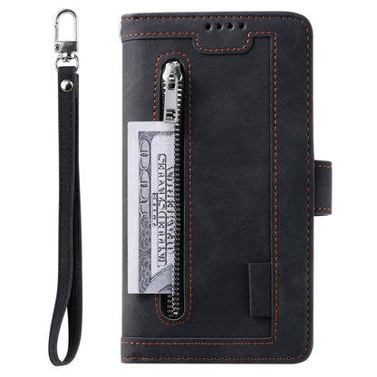 9 Card Slots Wallet Design Full Protection Phone Stand Case Cover for iPhone 13 Pro Max 6.7 inch
