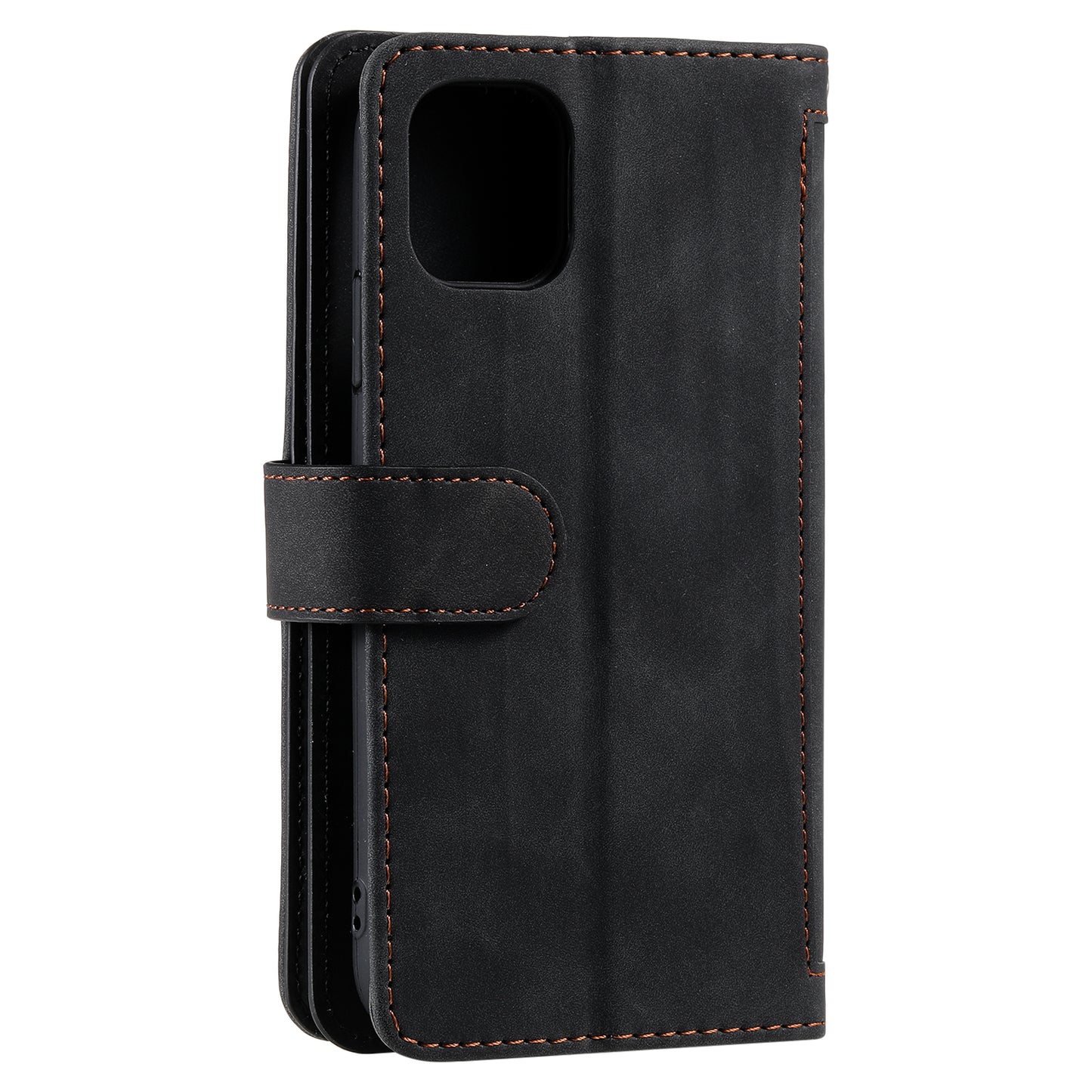 9 Card Slots Wallet Design Full Protection Phone Stand Case Cover for iPhone 13 Pro Max 6.7 inch