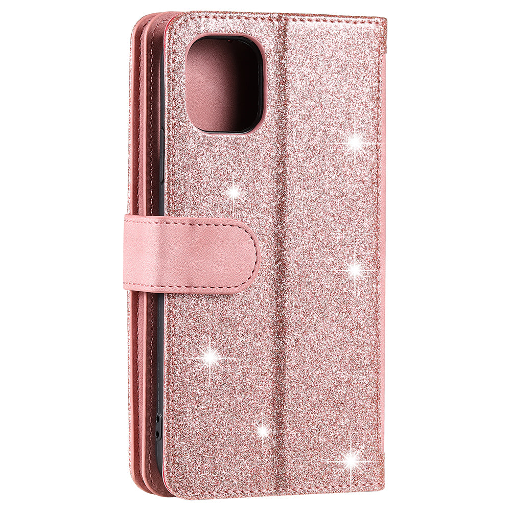 9 Card Slots Wallet Design Full Protection Phone Stand Case Cover for iPhone 13 Pro Max 6.7 inch