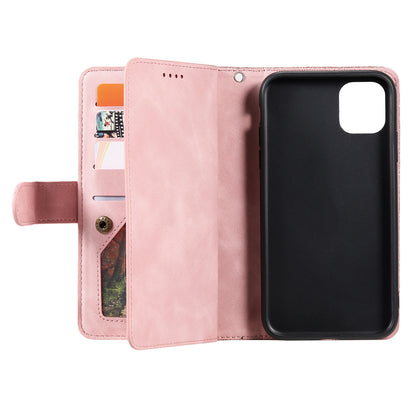 9 Card Slots Wallet Design Full Protection Phone Stand Case Cover for iPhone 13 Pro Max 6.7 inch