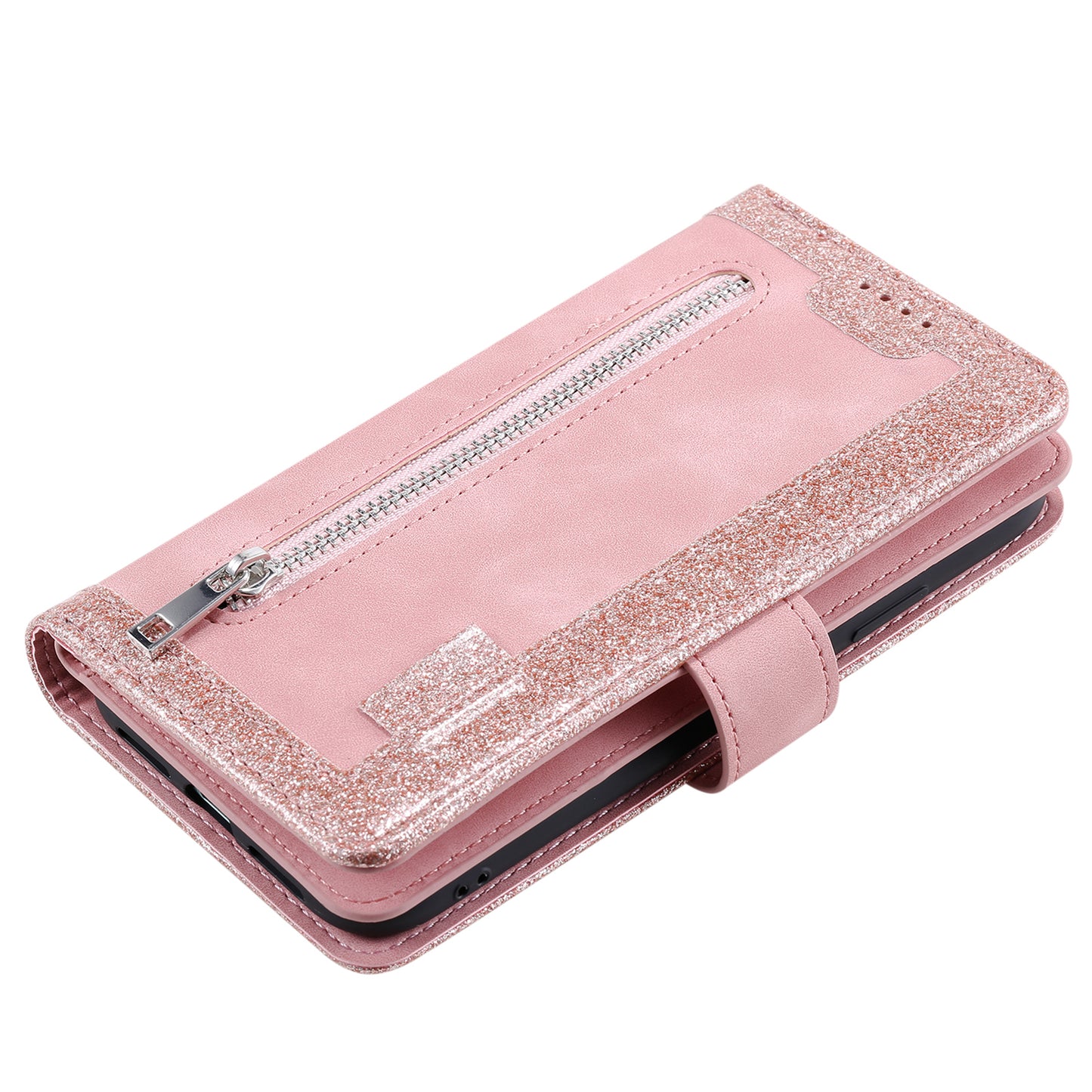 9 Card Slots Wallet Design Full Protection Phone Stand Case Cover for iPhone 13 Pro Max 6.7 inch