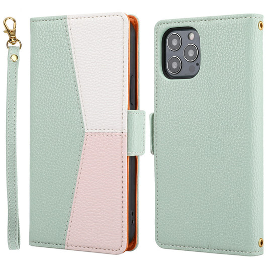 Scratch-resistant Litchi Texture Wallet Design Assorted Color Style Leather Phone Case for iPhone 13 Pro 6.1 inch