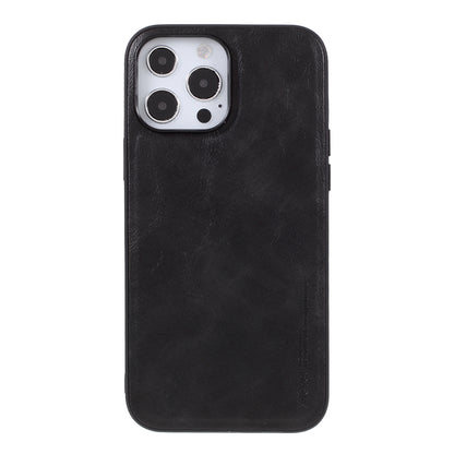 X-LEVEL Vintage Style Shockproof PU Leather Back Soft TPU Edges Protective Case for iPhone 13 Pro Max 6.7 inch
