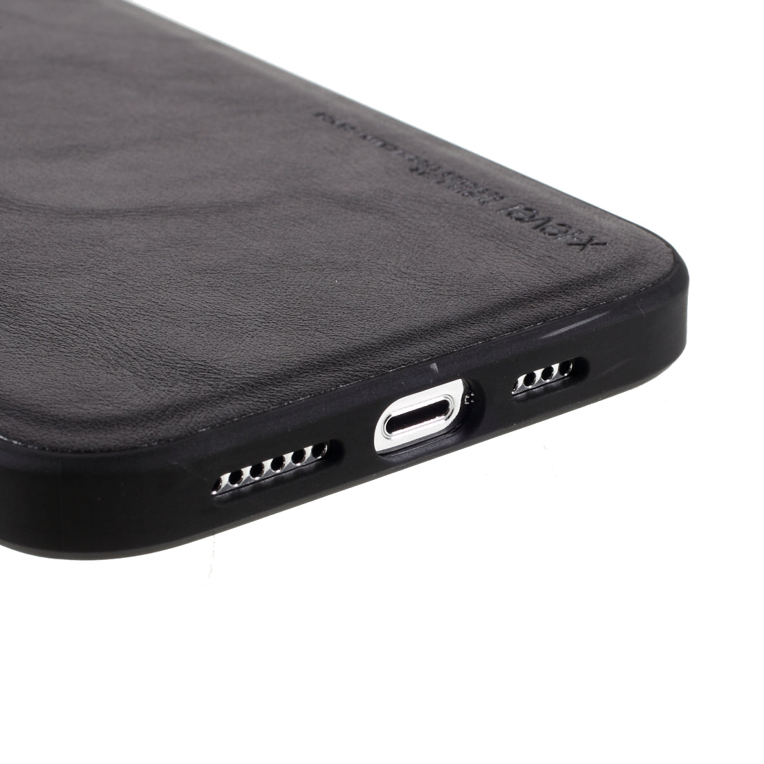X-LEVEL Vintage Style Shockproof PU Leather Back Soft TPU Edges Protective Case for iPhone 13 Pro Max 6.7 inch