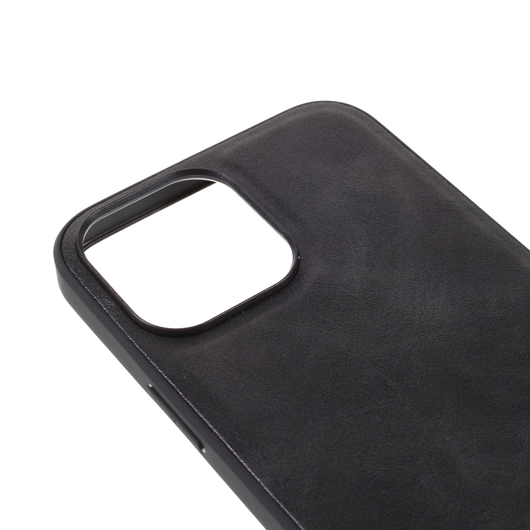 X-LEVEL Vintage Style Shockproof PU Leather Back Soft TPU Edges Protective Case for iPhone 13 Pro Max 6.7 inch