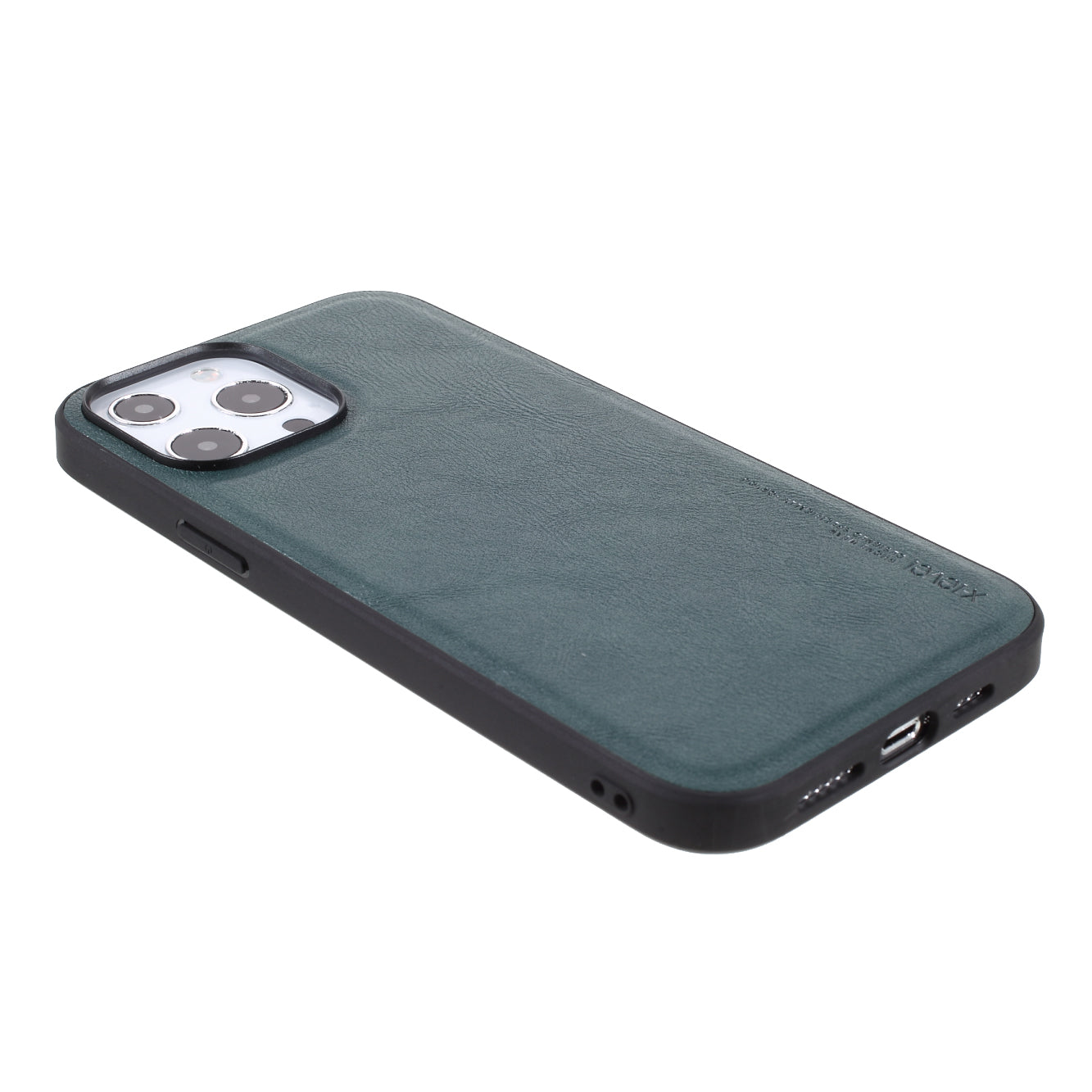 X-LEVEL Vintage Style Shockproof PU Leather Back Soft TPU Edges Protective Case for iPhone 13 Pro Max 6.7 inch