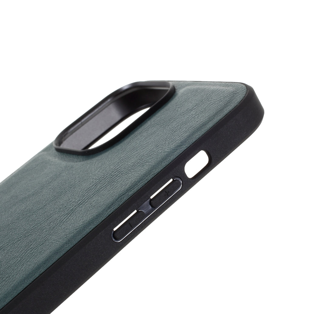 X-LEVEL Vintage Style Shockproof PU Leather Back Soft TPU Edges Protective Case for iPhone 13 Pro Max 6.7 inch