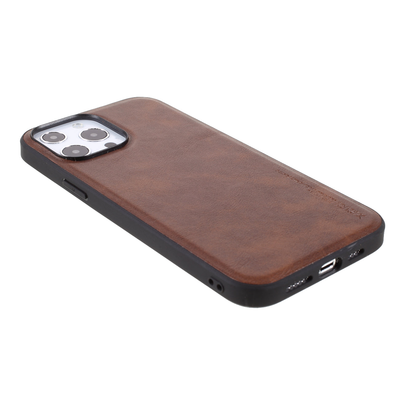 X-LEVEL Vintage Style Shockproof PU Leather Back Soft TPU Edges Protective Case for iPhone 13 Pro Max 6.7 inch