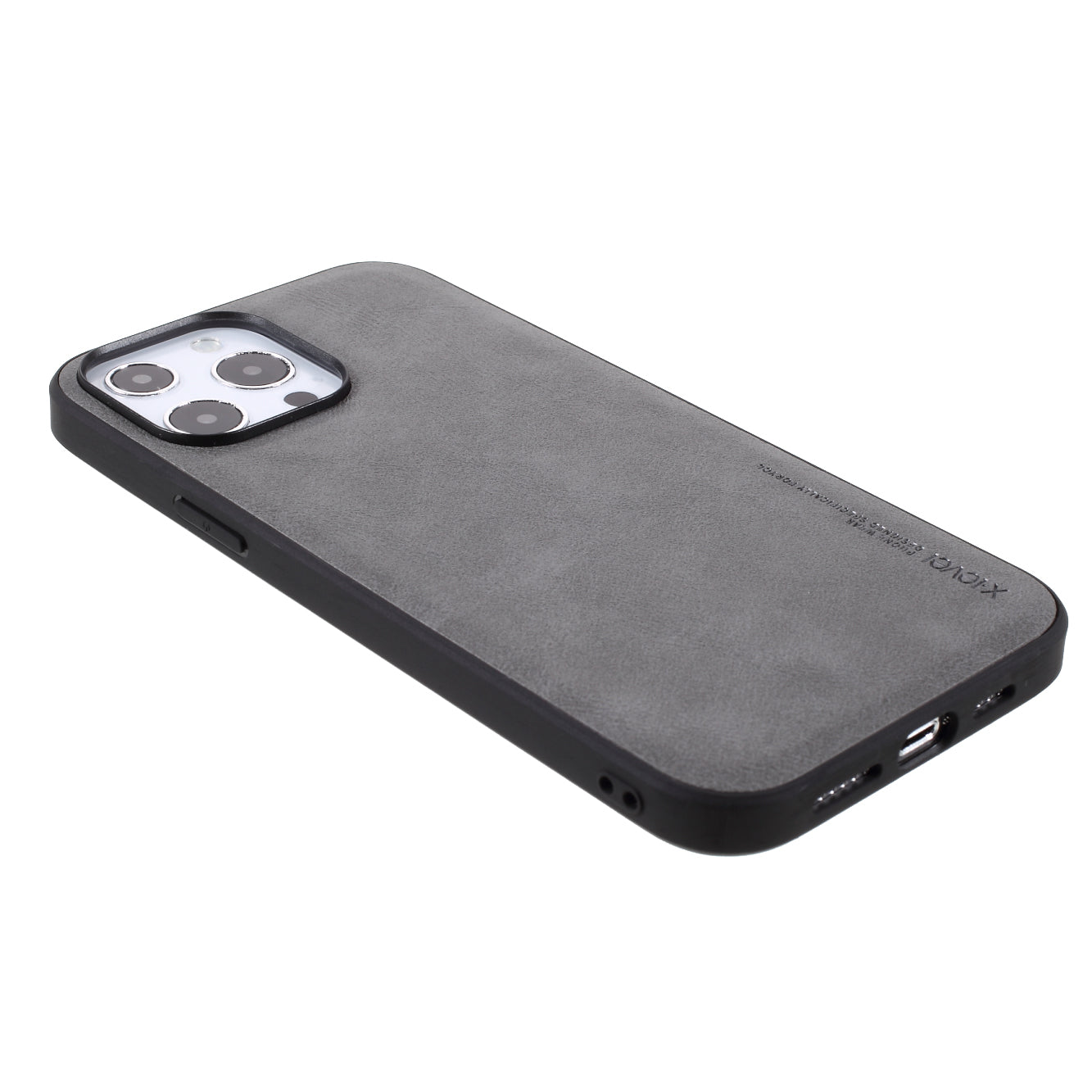 X-LEVEL Vintage Style Shockproof PU Leather Back Soft TPU Edges Protective Case for iPhone 13 Pro Max 6.7 inch