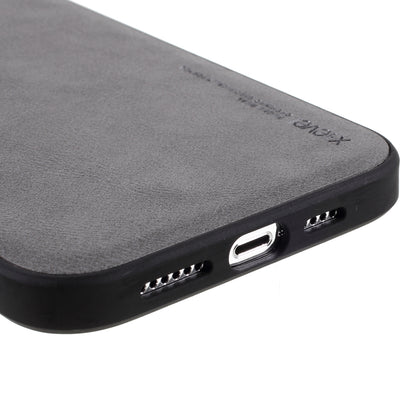 X-LEVEL Vintage Style Shockproof PU Leather Back Soft TPU Edges Protective Case for iPhone 13 Pro Max 6.7 inch