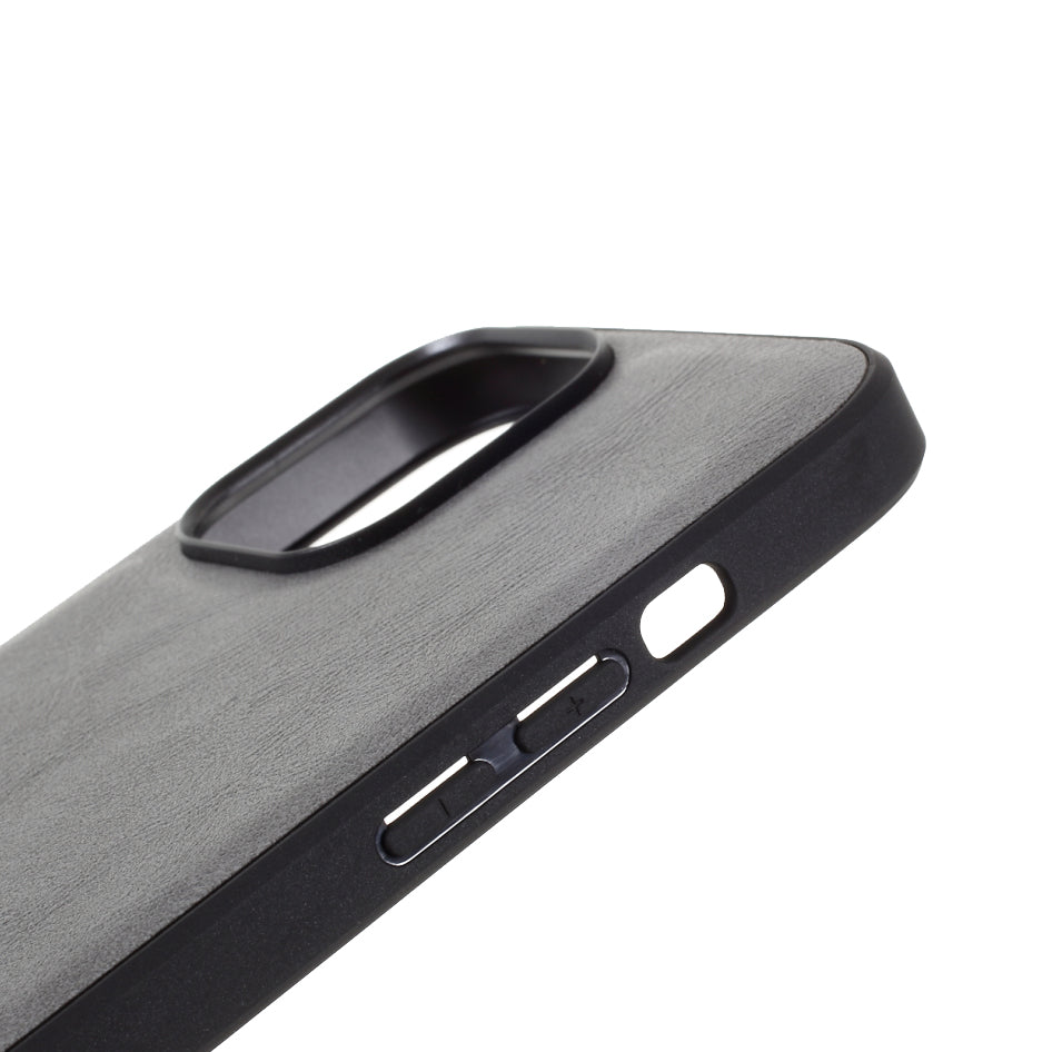 X-LEVEL Vintage Style Shockproof PU Leather Back Soft TPU Edges Protective Case for iPhone 13 Pro Max 6.7 inch