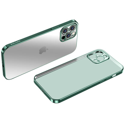SULADA Natural Color Series for iPhone 13 Pro Max 6.7 inch Electroplated Shockproof TPU Case Back Shell
