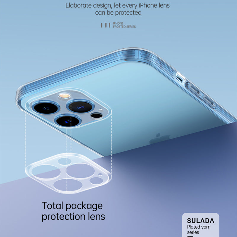 SULADA Matte Surface Clear Premium TPU Phone Case Cover Protector for iPhone 13 Pro Max 6.7 inch