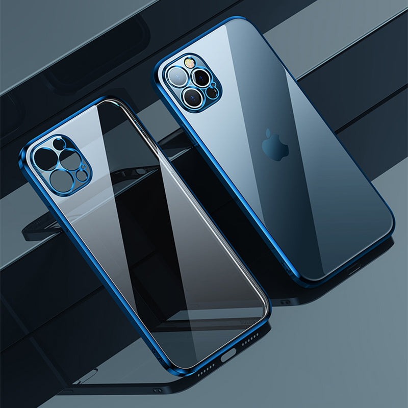 SULADA Full Protective Colorful Dazzling Electroplating Back Cover Shell for iPhone 13 Pro 6.1 inch