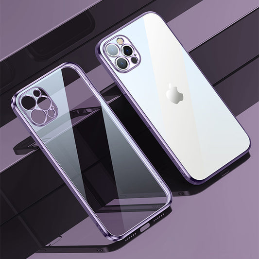 SULADA Full Protective Colorful Dazzling Electroplating Back Cover Shell for iPhone 13 Pro 6.1 inch