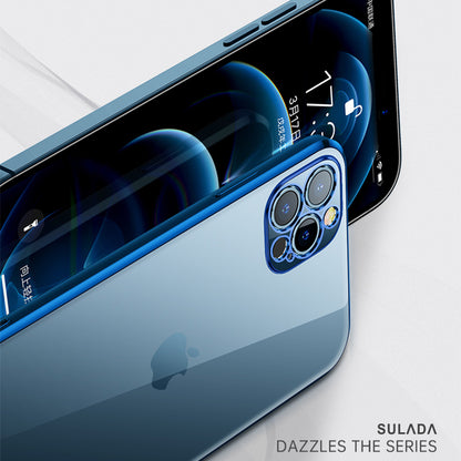 SULADA Full Protective Colorful Dazzling Electroplating Back Cover Shell for iPhone 13 Pro 6.1 inch