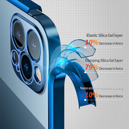 SULADA Full Protective Colorful Dazzling Electroplating Back Cover Shell for iPhone 13 Pro 6.1 inch
