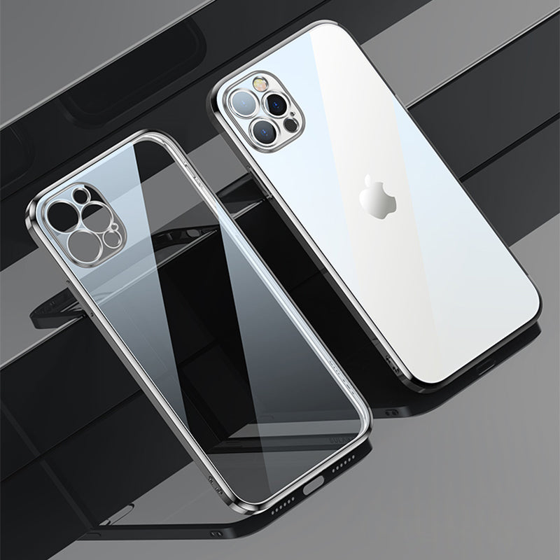 SULADA Full Protective Colorful Dazzling Electroplating Back Cover Shell for iPhone 13 Pro 6.1 inch