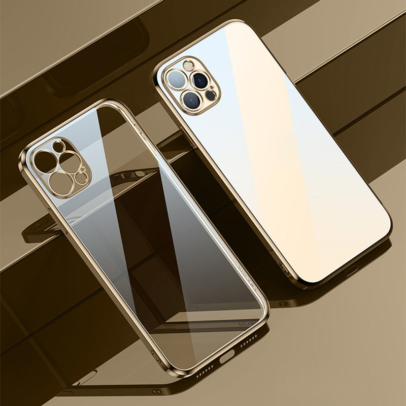 SULADA Colorful Dazzling Electroplating TPU Phone Back Case for iPhone 13 Pro Max