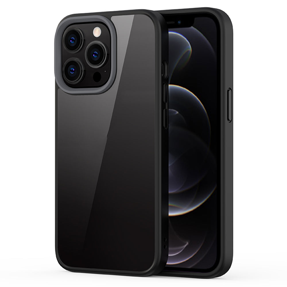 Scratch Resistant PC+TPU Hybrid Case Mobile Phone Back Cover Shell for iPhone 13 Pro Max 6.7 inch
