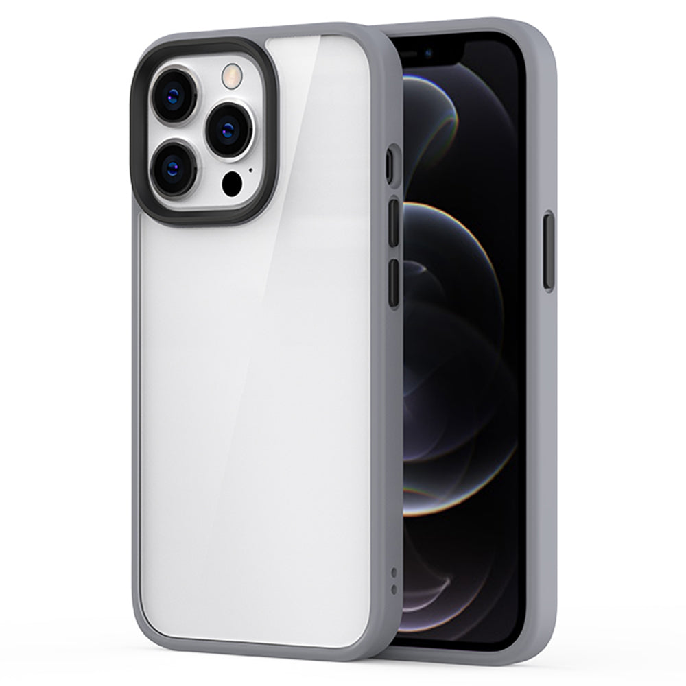 Scratch Resistant PC+TPU Hybrid Case Mobile Phone Back Cover Shell for iPhone 13 Pro Max 6.7 inch
