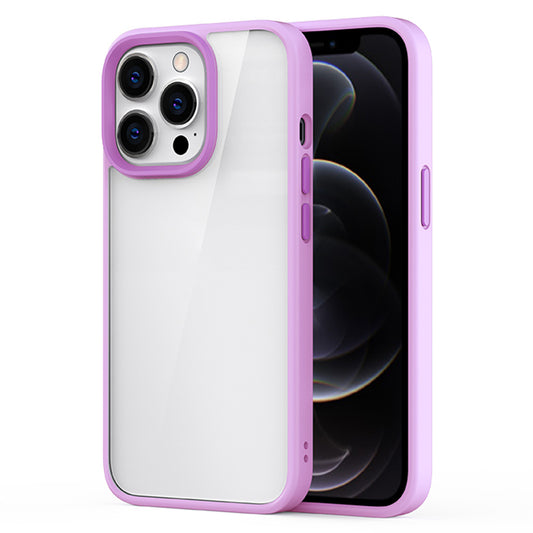 Scratch Resistant PC+TPU Hybrid Case Mobile Phone Back Cover Shell for iPhone 13 Pro Max 6.7 inch