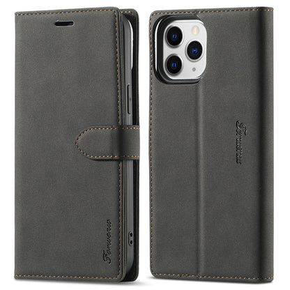 FORWENW F1 Series Leather Mobile Phone Cover Case Shell with Wallet Stand for iPhone 13 Pro Max 6.7 inch