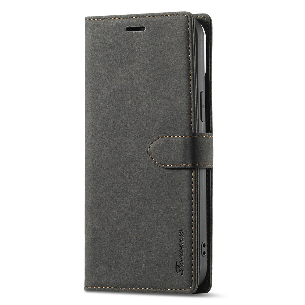 FORWENW F1 Series Leather Mobile Phone Cover Case Shell with Wallet Stand for iPhone 13 Pro Max 6.7 inch
