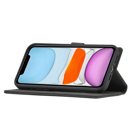 FORWENW F1 Series Leather Mobile Phone Cover Case Shell with Wallet Stand for iPhone 13 Pro Max 6.7 inch