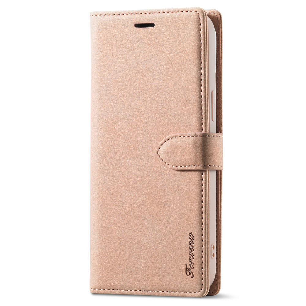 FORWENW F1 Series Leather Mobile Phone Cover Case Shell with Wallet Stand for iPhone 13 Pro Max 6.7 inch