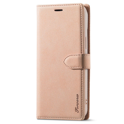 FORWENW F1 Series Leather Mobile Phone Cover Case Shell with Wallet Stand for iPhone 13 Pro Max 6.7 inch