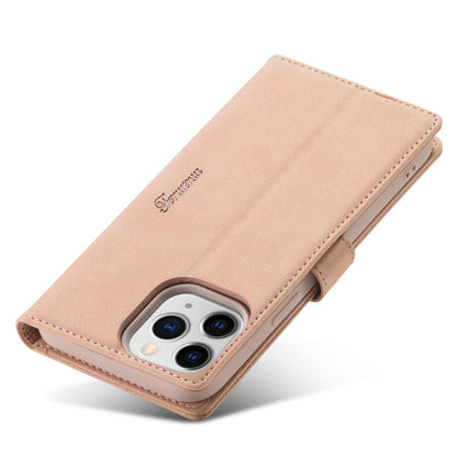 FORWENW F1 Series Leather Mobile Phone Cover Case Shell with Wallet Stand for iPhone 13 Pro Max 6.7 inch