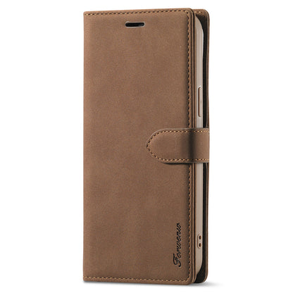 FORWENW F1 Series Leather Mobile Phone Cover Case Shell with Wallet Stand for iPhone 13 Pro Max 6.7 inch