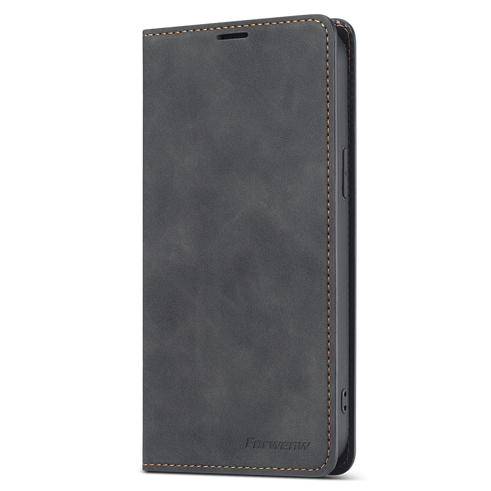 FORWENW Fantasy Series Skin Feeling Leather Phone Case with Card Slots for iPhone 13 Pro Max 6.7 inch