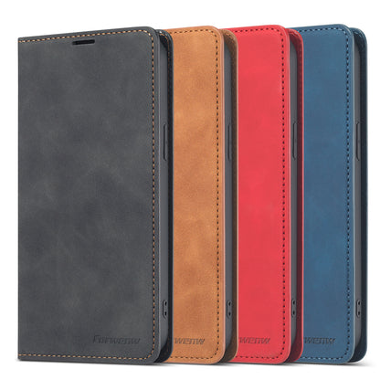 FORWENW Fantasy Series Skin Feeling Leather Phone Case with Card Slots for iPhone 13 Pro Max 6.7 inch