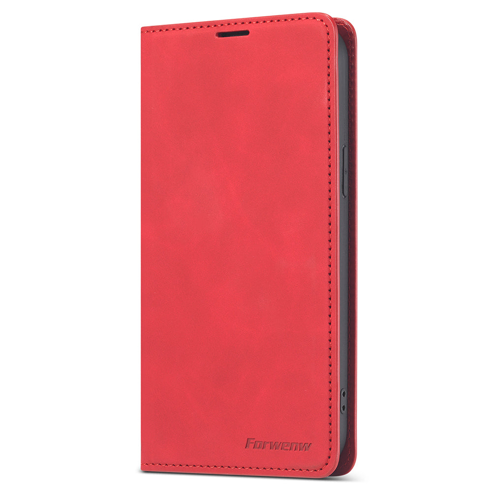 FORWENW Fantasy Series Skin Feeling Leather Phone Case with Card Slots for iPhone 13 Pro Max 6.7 inch