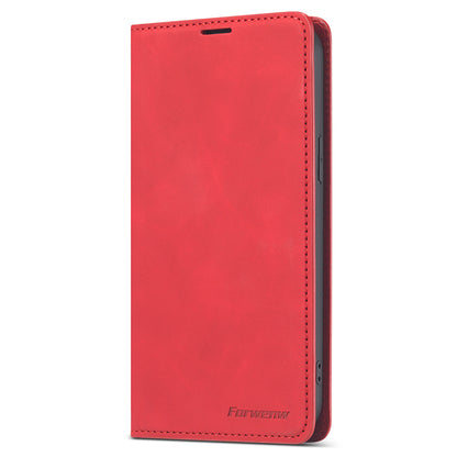 FORWENW Fantasy Series Skin Feeling Leather Phone Case with Card Slots for iPhone 13 Pro Max 6.7 inch