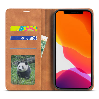 FORWENW Fantasy Series Skin Feeling Leather Phone Case with Card Slots for iPhone 13 Pro Max 6.7 inch