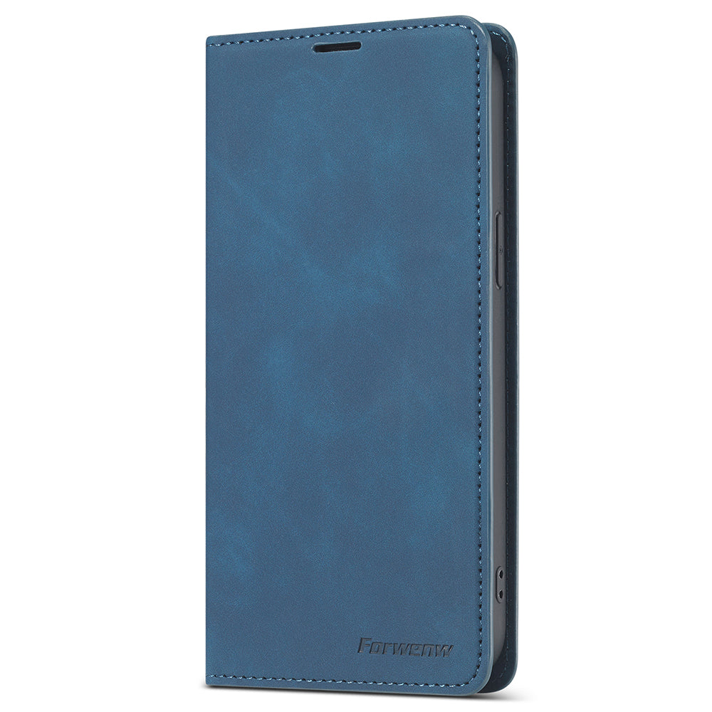 FORWENW Fantasy Series Skin Feeling Leather Phone Case with Card Slots for iPhone 13 Pro Max 6.7 inch