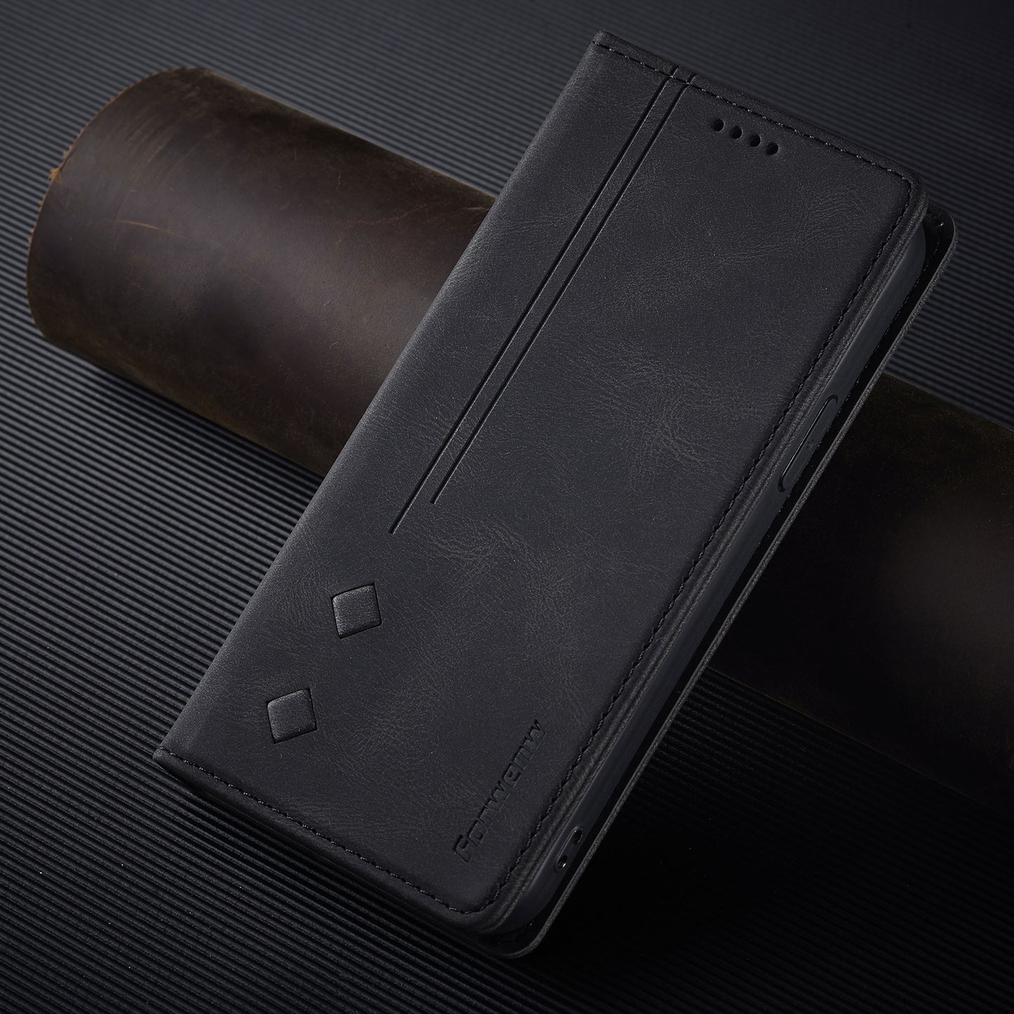 FORWENW F2 Series Full Protective Scratch-proof Leather Wallet Case for iPhone 13 Pro 6.1 inch