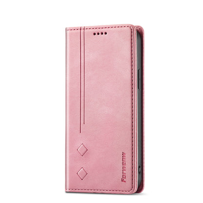 FORWENW F2 Series Full Protective Scratch-proof Leather Wallet Case for iPhone 13 Pro 6.1 inch