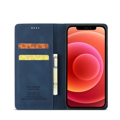 FORWENW F2 Series Full Protective Scratch-proof Leather Wallet Case for iPhone 13 Pro 6.1 inch