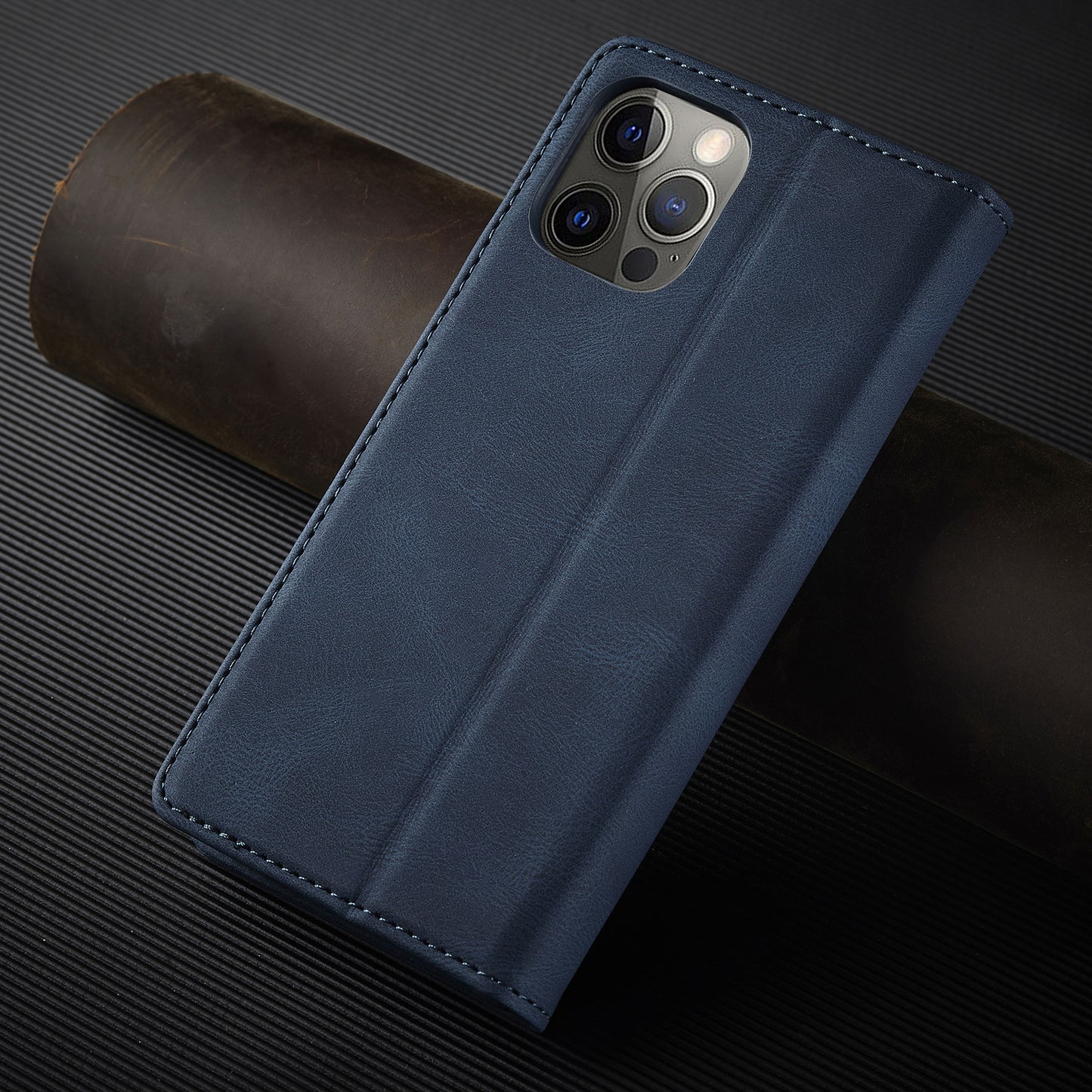 FORWENW F2 Series Full Protective Scratch-proof Leather Wallet Case for iPhone 13 Pro 6.1 inch