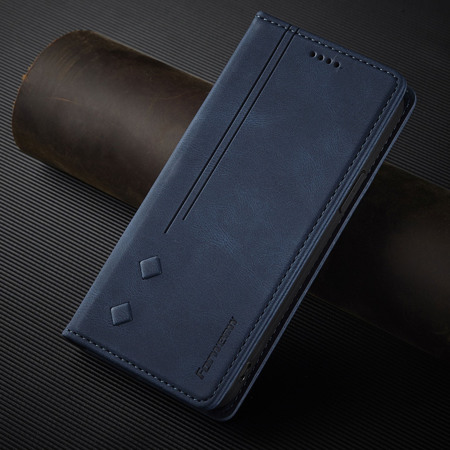 FORWENW F2 Series Full Protective Scratch-proof Leather Wallet Case for iPhone 13 Pro 6.1 inch