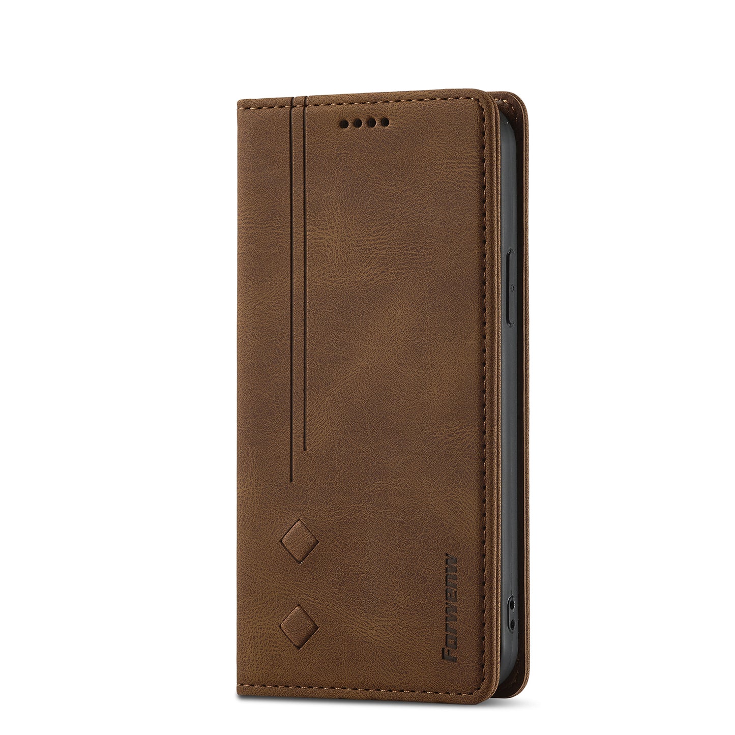 FORWENW F2 Series Full Protective Scratch-proof Leather Wallet Case for iPhone 13 Pro 6.1 inch