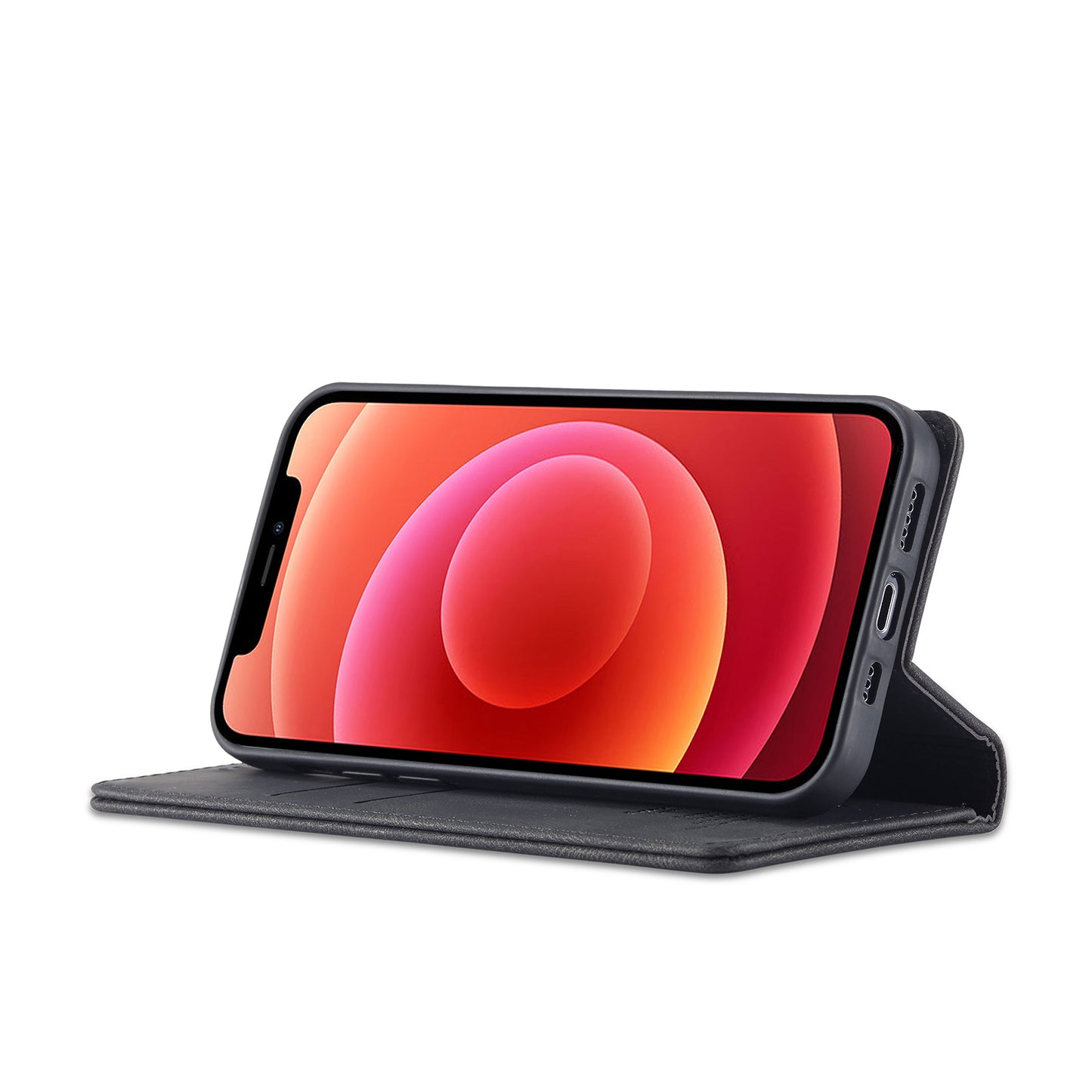 FORWENW F2 Series Stylish Solid Color Leather Wallet Design Phone Case for iPhone 13 Pro Max 6.7 inch