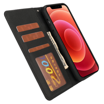 Ultra-thin Shockproof Full Protection Leather Wallet Phone Case with Detachable Inner for iPhone 13 Pro Max 6.7 inch