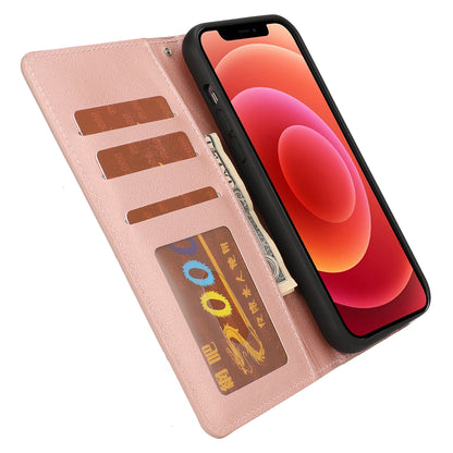 Ultra-thin Shockproof Full Protection Leather Wallet Phone Case with Detachable Inner for iPhone 13 Pro Max 6.7 inch