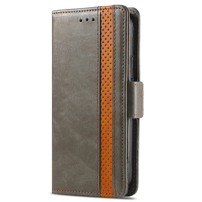CASENEO 002 Series Business Style Splicing Leather Phone Case for iPhone 13 Pro Max 6.7 inch